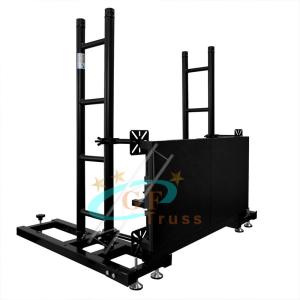 China Stack LED Screen Truss Aluminium Truss System Quick Ground on sale