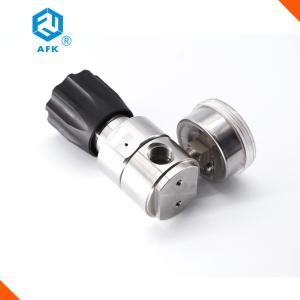 Single Stage Oxygen Gas Regulator With Flowmeters , Bull Nose Flow Regulator