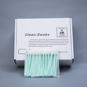 Industrial Solvent Cleaning Swabs Thermally Bonded Foam Head Easy To Use