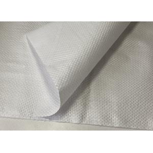 Breathable Recycled Ocean Plastic Fabric , Plain Laminated Polypropylene Fabric