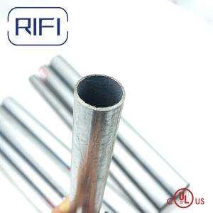 China UL Listed 1.07MM-2.11MM Thickness Standard EMT Conduit Pipe With Hot Dip Galvanized Finish on sale