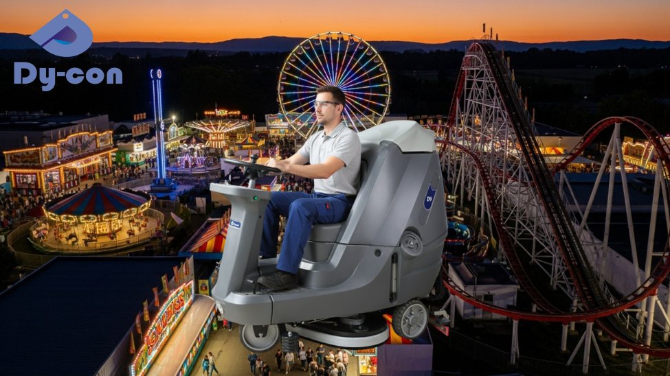 China Silent Dycon D9: Low-Noise Scrubber For Theme Park Daytime Cleaning. on sale