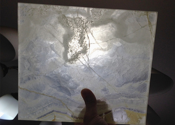 Quality CE Bacstone Glass , Backed Onyx Coloured Laminated Glass wholesale