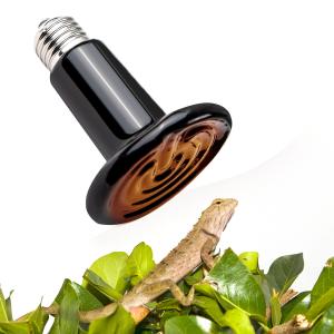 Reptile Ceramic Heat Emitter Bulb No Light No Harm For Amphibians Hamsters Birds