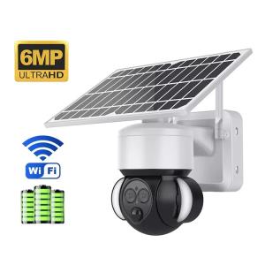 6MP 4G Solar Camera 12X Zoom Dual Lens PTZ Camera Auto Tracking Camera