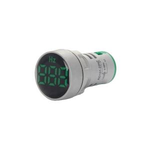 New Design mini round led indicator hz frequency meterlight/lamp with digital