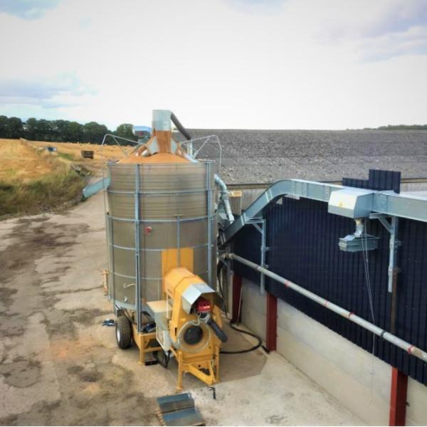 Quality Rotary Gas Grain Dryers Mobile Easy Installation 380V wholesale