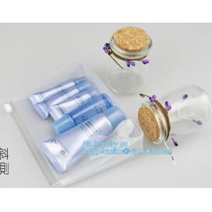 Matte Clear Soft Plastic Clothes Storage Bag Zip lock Slider Seal Reclosable