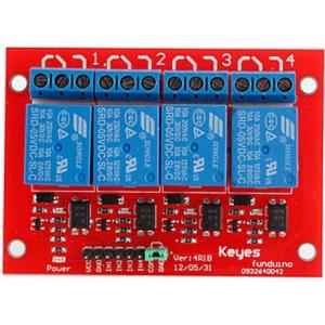 Demo Code Relay Module For Arduino , 5v / 12v 4-Channel Relay Module