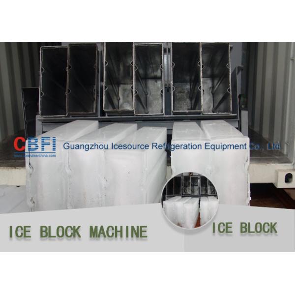 Quality Water Cooling / Air Cooling Block Ice Making Machine With Ice Crusher 380v wholesale