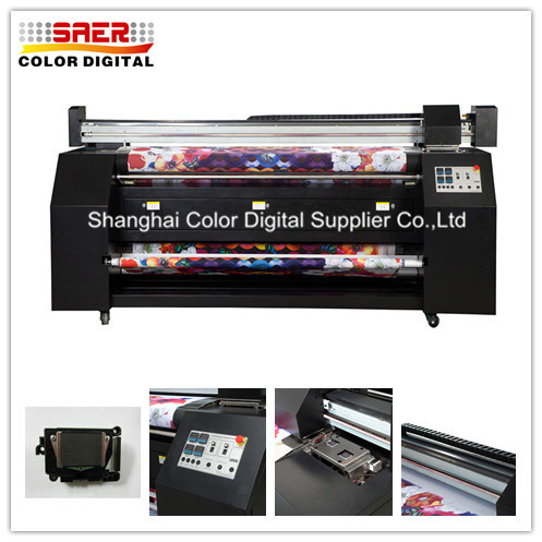 Quality Advertising Polyster Feather Flag Printing Machine With Two Epson Head wholesale