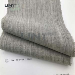 Elastic Chest Canvas Garment Interfacing PA Coating For Uniform