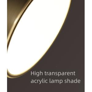 JYLIGHTING Copper Nordic Bedroom Ceiling Light Modern Simple Led Porch Corridor