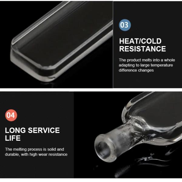 Customized ODM Support High Purity Lab Micro Quartz Cuvette with 1mm Pathlength