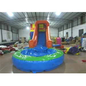 Single slide inflatable water slide small inflatable water slide with pool for