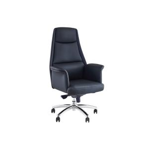 China Rotating High Back Ergonomic 80cm Leather Swivel Office Chair on sale