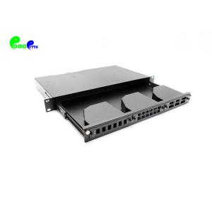 MTP Cassette 1U 19" Sliding Drawer 72F MTP Patch Panel 3 Modules Holds Up To 3 x