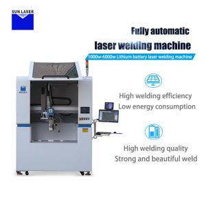 Gantry Lithium Battery Laser Welding Machine 18650 Power Battery Pack Welder