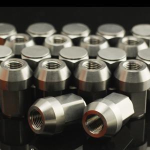 China Black Close End GR5 Titanium Lug Nuts M12x1.25 M12x1.5 M14x1.5 M14x1.25 With PVD Coating on sale