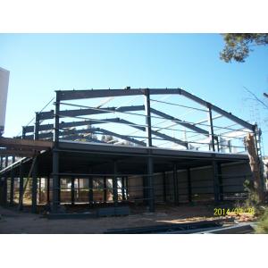 Waterproof Prefabricated Metal Construction Buildings H Section Column Steel