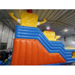 Automatic Move Inflatable Bounce House With Slide SpongeBob SquarePants