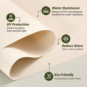 Polyester PVC Sunscreen Jacquard Horizontal Roller Blinds Curtain Fabric