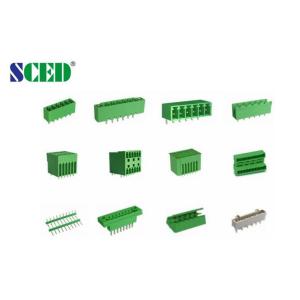 300V 8A Pluggable Terminal Blocks Pitch 3.81mm Male Sockets Vertical