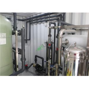 FRP Containerized Water Treatment Plant , Mobile Containerized Desalination