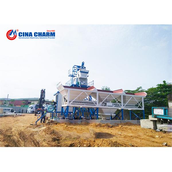 Bridges Charging 1600L HZS50 Concrete Batching Machine