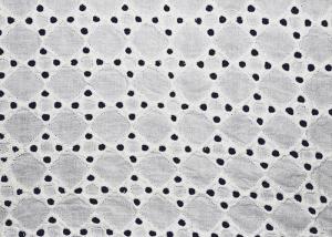 Cheap Allover Swiss Eyelet Cotton Embroidery Lace Fabric With 100% Original Cotton Yarn for sale