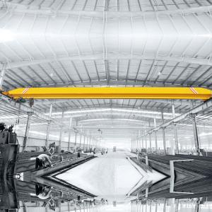 LD 5t Single Girder Bridge Crane Span14.5m With Remote Control