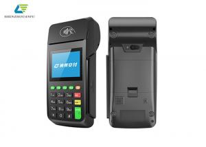 China 60 Hz Android Mobile Pos Terminal Black Color With Card Reader on sale