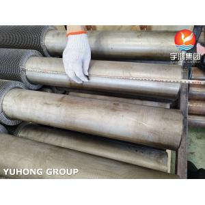 ASTM A312 TP316L Helical Spiral Serrated Finned Tube With SS316L Fins For Heat