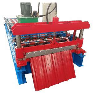Automatic Color Steel Roll Forming Machine IBR Profile Roofing Tile Making