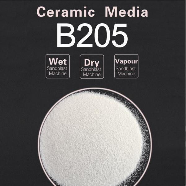 Quality Good Elasticity Ceramic Bead Blasting Media In 3C Industry For Deblurs Blast Finish wholesale