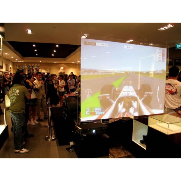 Window Glass Holographic Projection Film Self Adhesive Clear In All sizes Make