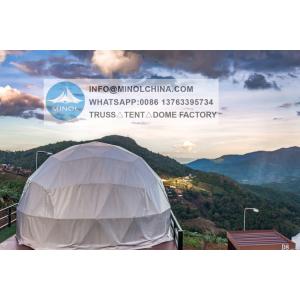 China Heat Proof Aluminium 3m Permanent Dome Tent Soundproof Waterproof on sale