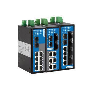 Cheap DIN-Rail Mounting or Wall Mounting 10-port 100M/Gigabit Layer 2 Managed Industrial Ethernet Switch for sale