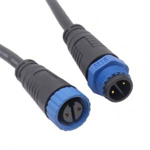 M15 Industrial 2, 3 Pin Circular Connector with Solder Type Assembly and