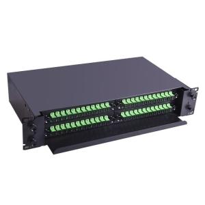 Cheap Fc Rack Mounted Fiber Optic Patch Panel ODF 19 Inch 48 Mouth Pull Type for sale