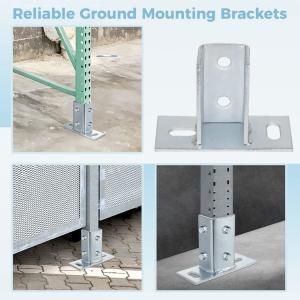 Universal Shelf Sign Bracket Ground Floors Mounting System Hot Deep Galvanized
