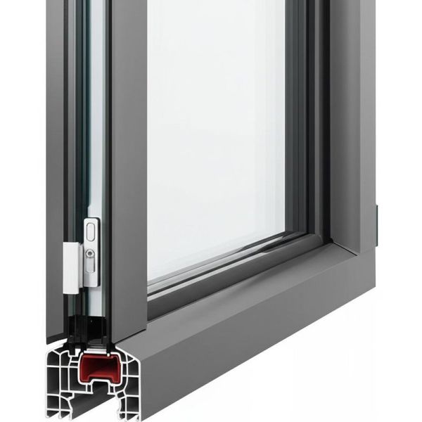 Gray Casement Window Replacement Ideal for Modern Architectural Projects