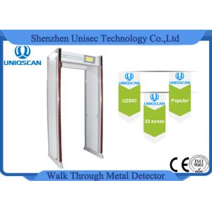 Cheap 300 Sensitivity Level 33 Zones Door Frame Metal Detector With 100 Frequencies for sale