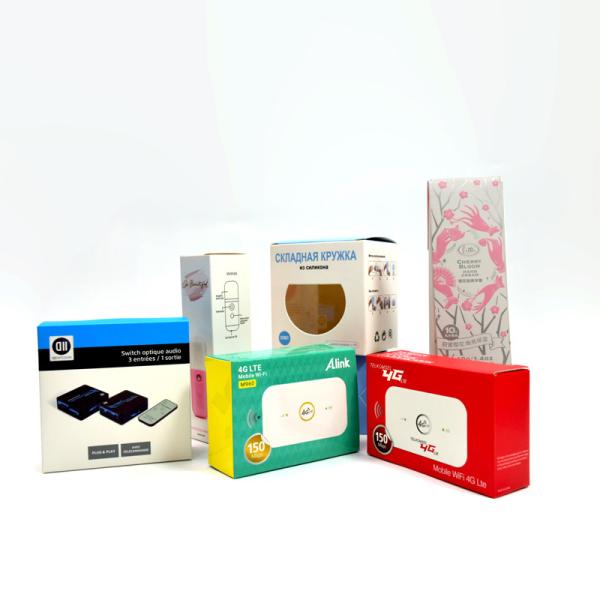 Custom Empty Packing Boxes with logo White Carton Box All Kinds Of Product Display Boxes