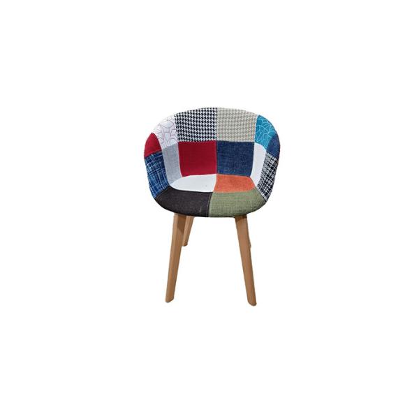 Quality Living Room Patchwork Dining Chair , Upholstered Seat Dining Chairs wholesale