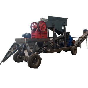 Buy cheap Chinese Manufacturer's Stone Crusher Machine Mobile Jaw Crusher Machine Portable from wholesalers