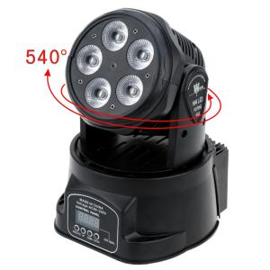 7x12W Led Beam Moving Head Light rgbw 4 in 1 Wash Light Mini Stage Lighting