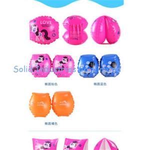 1 Pair PVC Swimming Arm Ring,Inflatable Float Water Air Sleeves