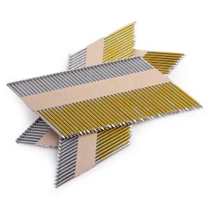 34 degree 0.131 inch 3.33*90mm galvanized paper collated strip framing nails