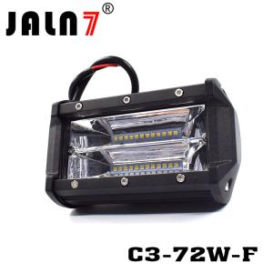 LED Light Bar JALN7 72W 3Rows Flood LED Driving Lamp Super Bright Off Road